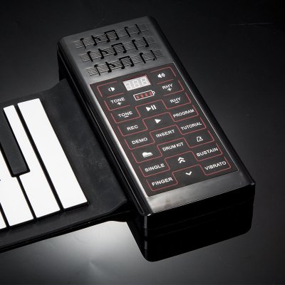 88 Keys Roll up Piano Built-in Dual Speaker & Rechargeable Battery for Children Beginners