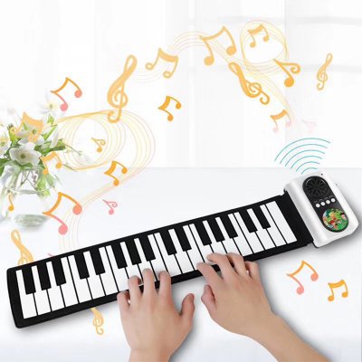 37keys Roll Up Flexible Classic Piano Keyboard for Kids / Beginners / Adults.